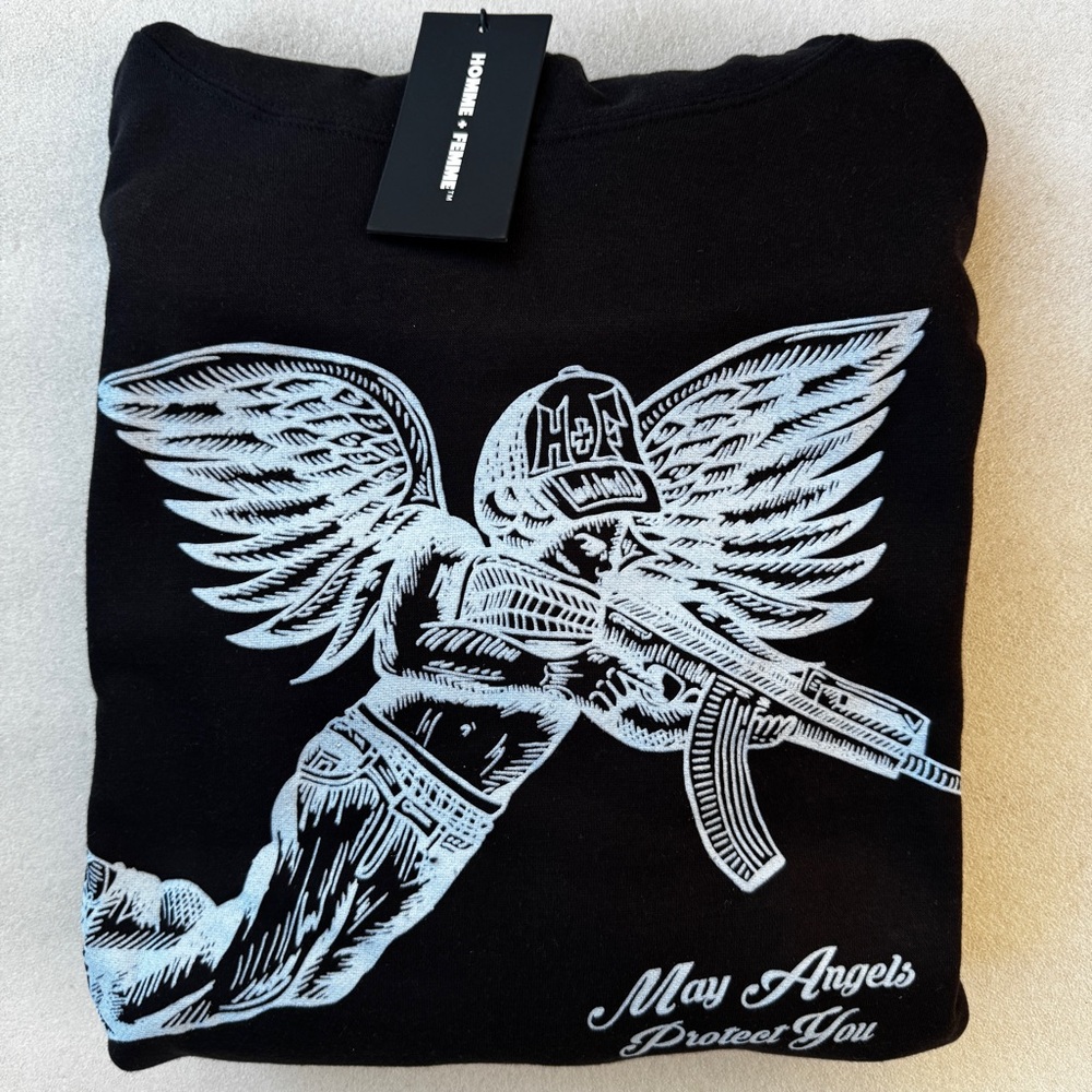 Homme + Femme Angels Protect Hoodie